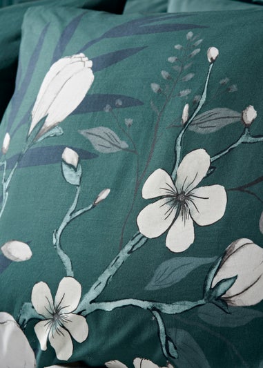 Teal Peacock Duvet Set