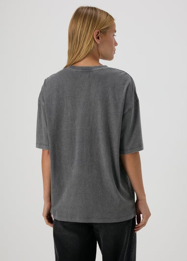 Grey Scatter Shoulder T-Shirt