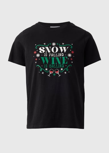 Black Snow Is Falling T-Shirt