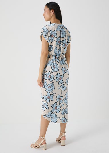 Et Vous Blue Floral Wrap Dress