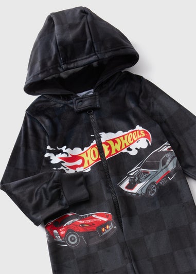 Hot Wheels Boys Black Onesie (1-7yrs)