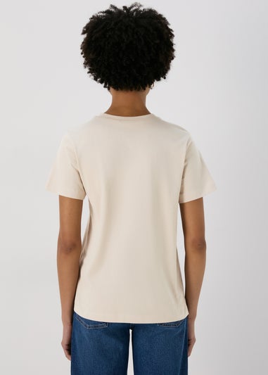 Stone Embroidered Pocket T-Shirt