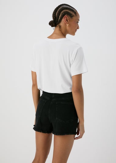 White Pocket Detail Utility T-Shirt