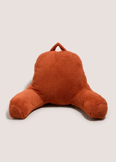 Orange Teddy Cuddle Cushion ( 70cm x 45cm x 50cm)