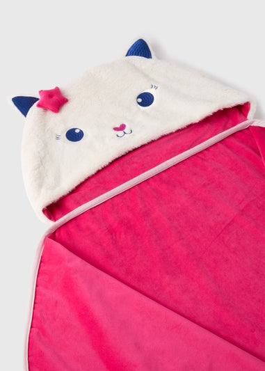 Kitten Hooded Blanket