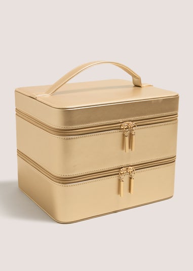 Gold Travel Beauty Case