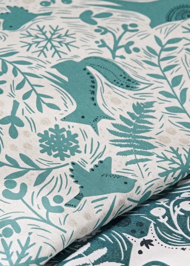 Teal Forest Duvet Set