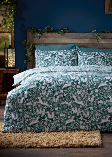 Teal Forest Duvet Set