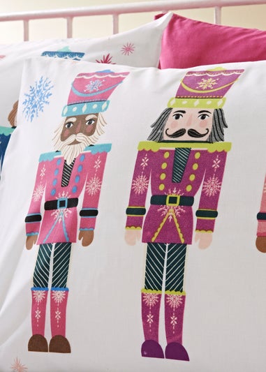 Joyful Christmas Nutcracker Duvet Set