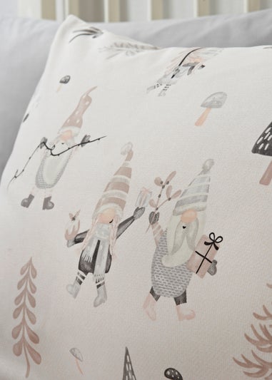 Christmas Grey Gonk Duvet Set