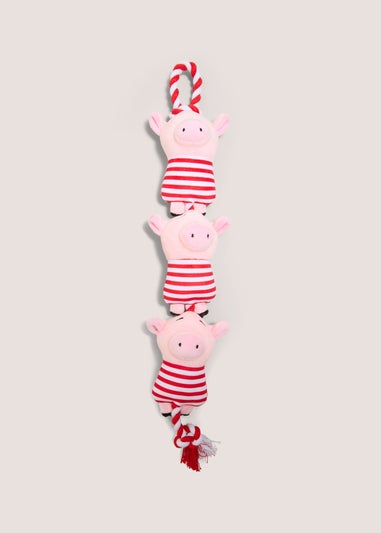 3 Pigs In Black Rope Toy