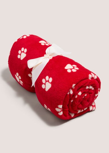 Red Christmas Pet Blanket