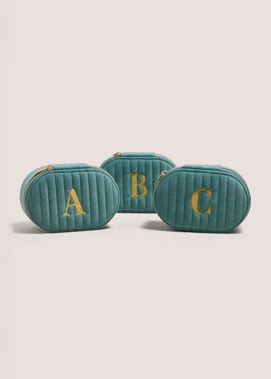 Green Alphabet Jewellery Box