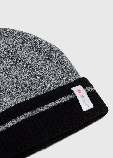 Thinsulate Grey Stripe Beanie