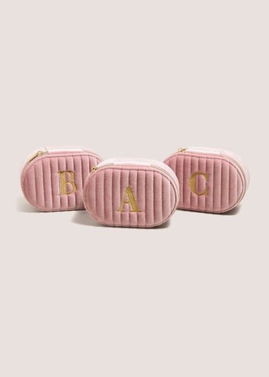 Pink Alphabet Jewellery Box