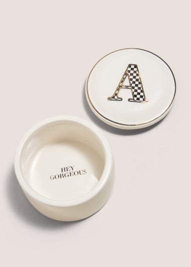 Mono Alphabet Jewel Pot