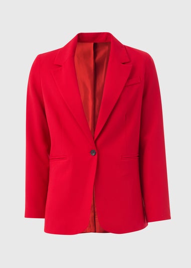 Red Bright Coloured Blazer