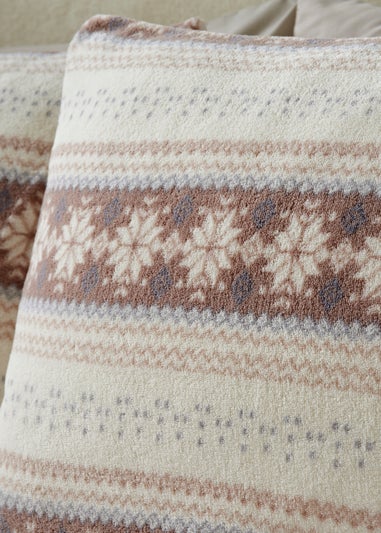 Natural Fairisle Duvet Set