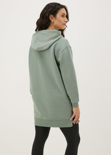 Khaki Longline Hoodie