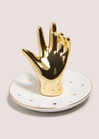 Gold Hand Jewellery Dish