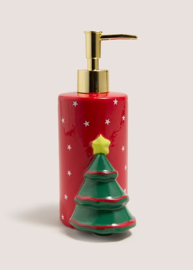 Joyful Christmas Tree Soap Dispenser