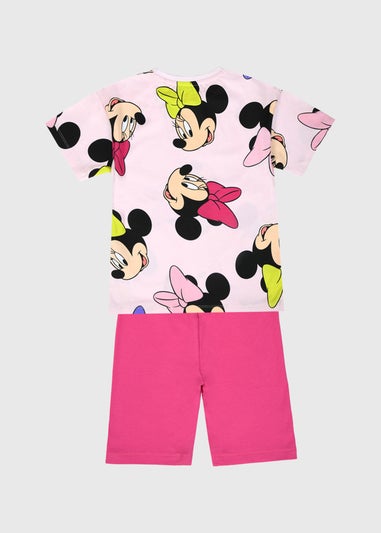 Brand Threads Kids Pink Minnie Short Set (4-8yrs)