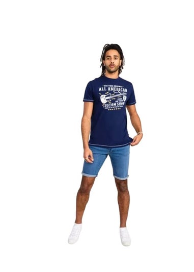 Duke Navy Bronte Kingsize All American Guitar T-Shirt