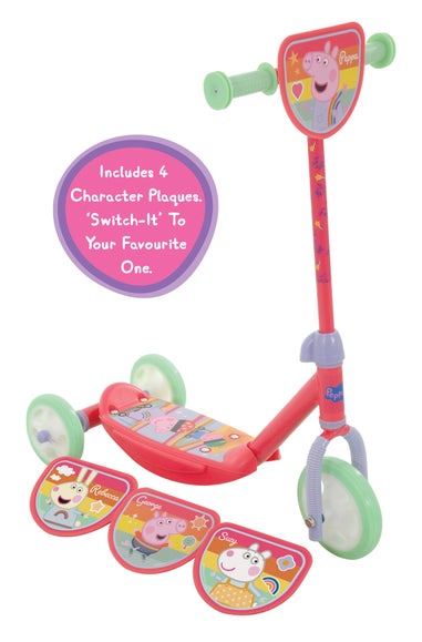 Peppa Pig Switch It Multi Character Tri Scooter