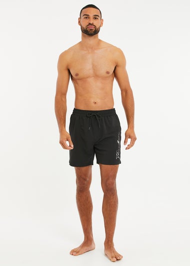 Threadbare Black Swim Shorts