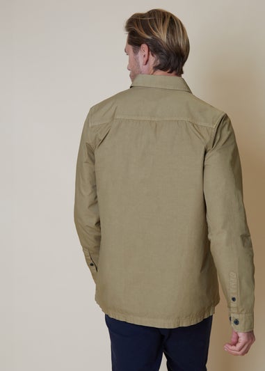 Threadbare Stone Lightweight Cotton Shacket