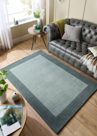 Origins Sage Green Borders Rug