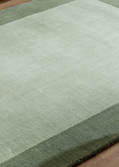 Origins Sage Green Borders Rug