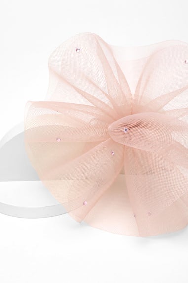 Quiz Pink Diamante Headband Fascinator