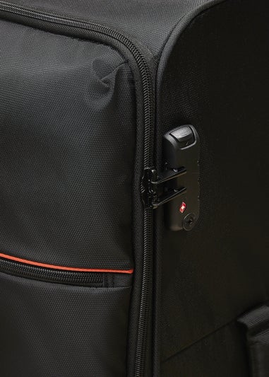 Rock Black/Orange Pegasus Suitcase