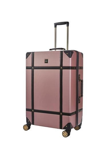 Rock Pink Vintage Suitcase