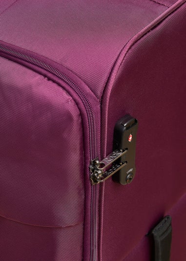 Rock Purple Paris Suitcase