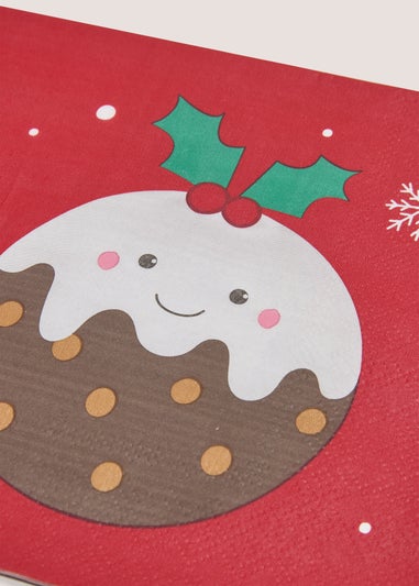 Christmas Pudding Napkins