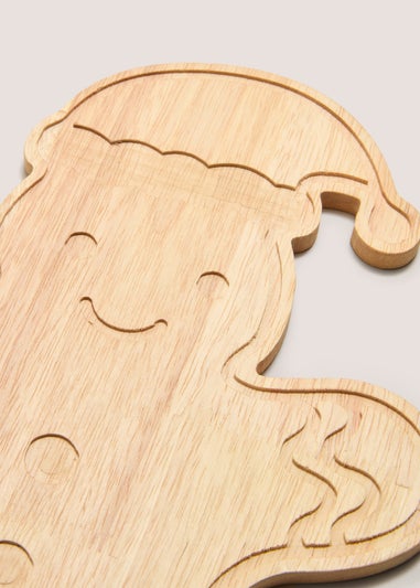 Joyful Gingerbread Shaped Board