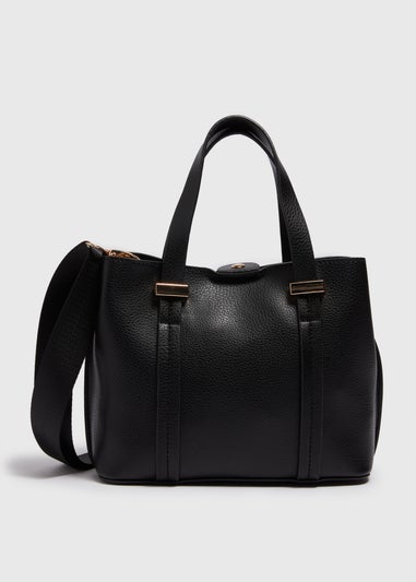 Black Mini Tote Bag