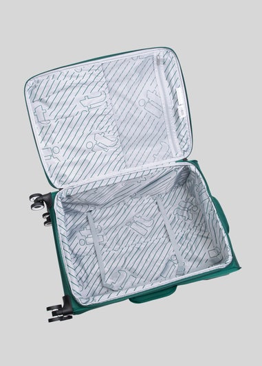 IT Luggage Green Trulite Suitcase