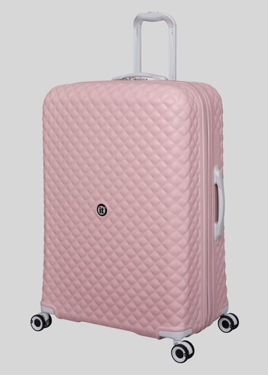 IT Luggage Mauve Quilted Suitcase