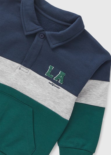 Boys Navy Rugby Sweatshirt (1-7yrs)