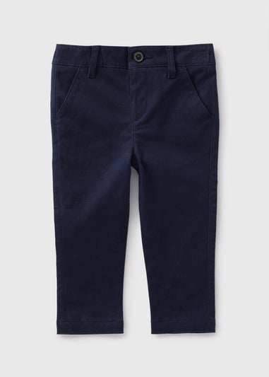 Boys Navy Chinos (1-7yrs)