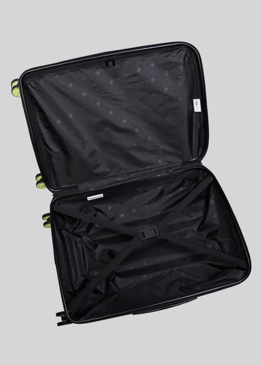 IT Luggage Grey Hard-shell Suitcase