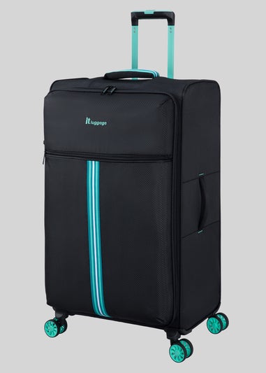 IT Luggage Black Soft Suitcase