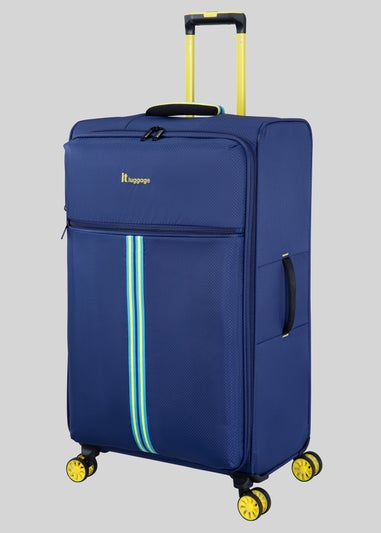 IT Luggage Blue Soft Suitcase