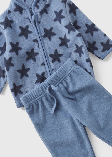 Baby Blue Fleece & Jogging Bottoms Set (Newborn-23mths)