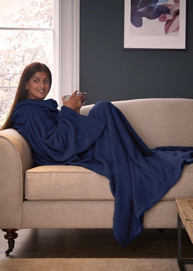 Silentnight Navy Snugsie Blanket