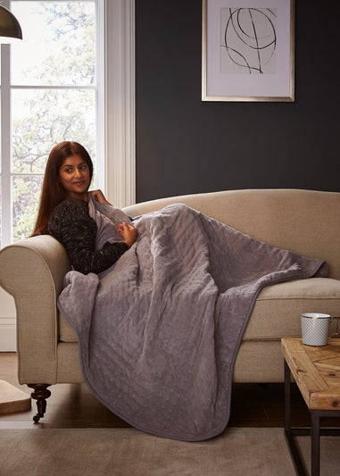 Silentnight Grey Heated Throw