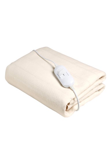 Cream Fleece Electric Blanket